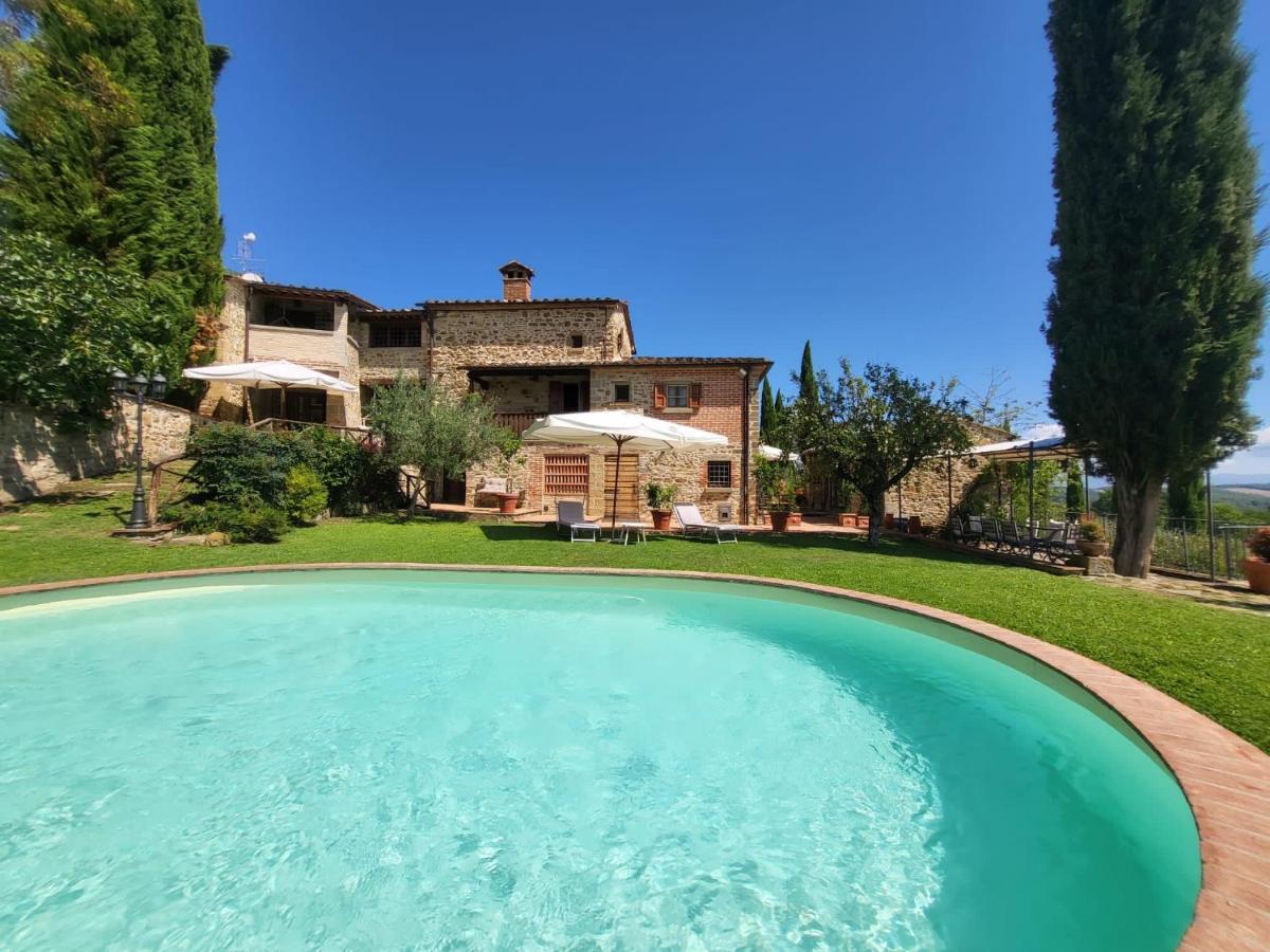 Luxury 1-Bedroom House With The Pool In Tuscany. 安吉亚里 外观 照片