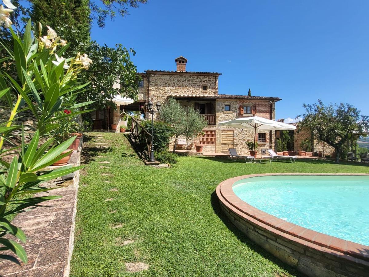 Luxury 1-Bedroom House With The Pool In Tuscany. 安吉亚里 外观 照片
